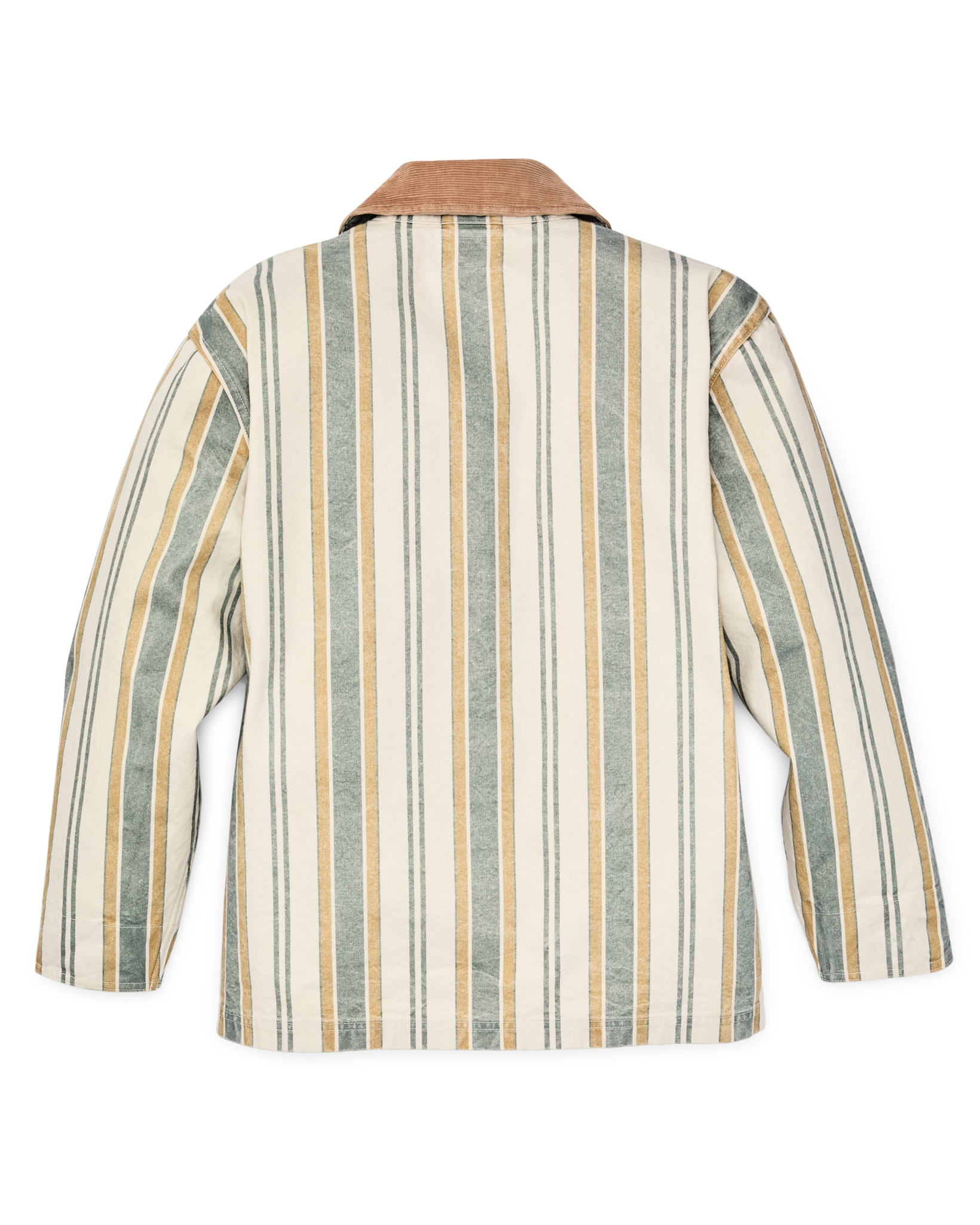 Women's Canvas Barn Coat - Natural / Yellow - Image 8