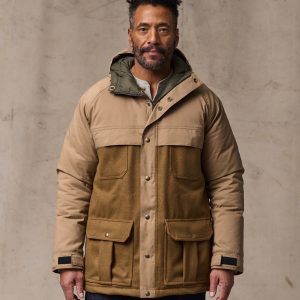 Filson X Crescent Down Works Parka - Dark Tan / Tan