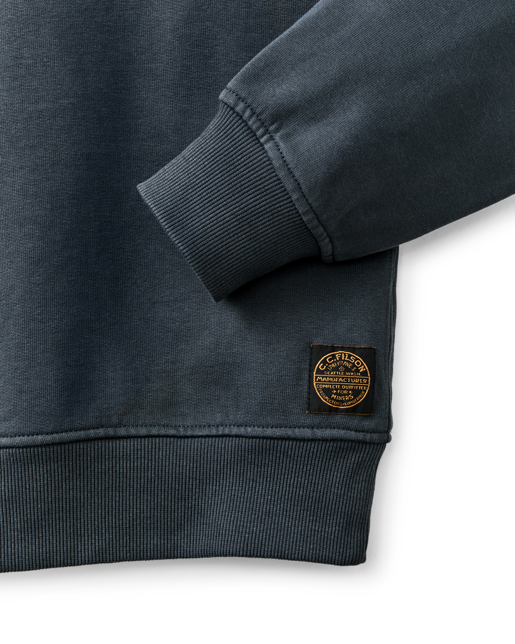 Field Knit Shawl-Neck Sweatshirt - Bluefin - Image 6