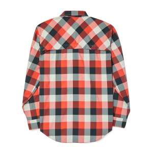 Alternative view of Twin Lakes Sport Shirt - Red/black/cream Plaid
