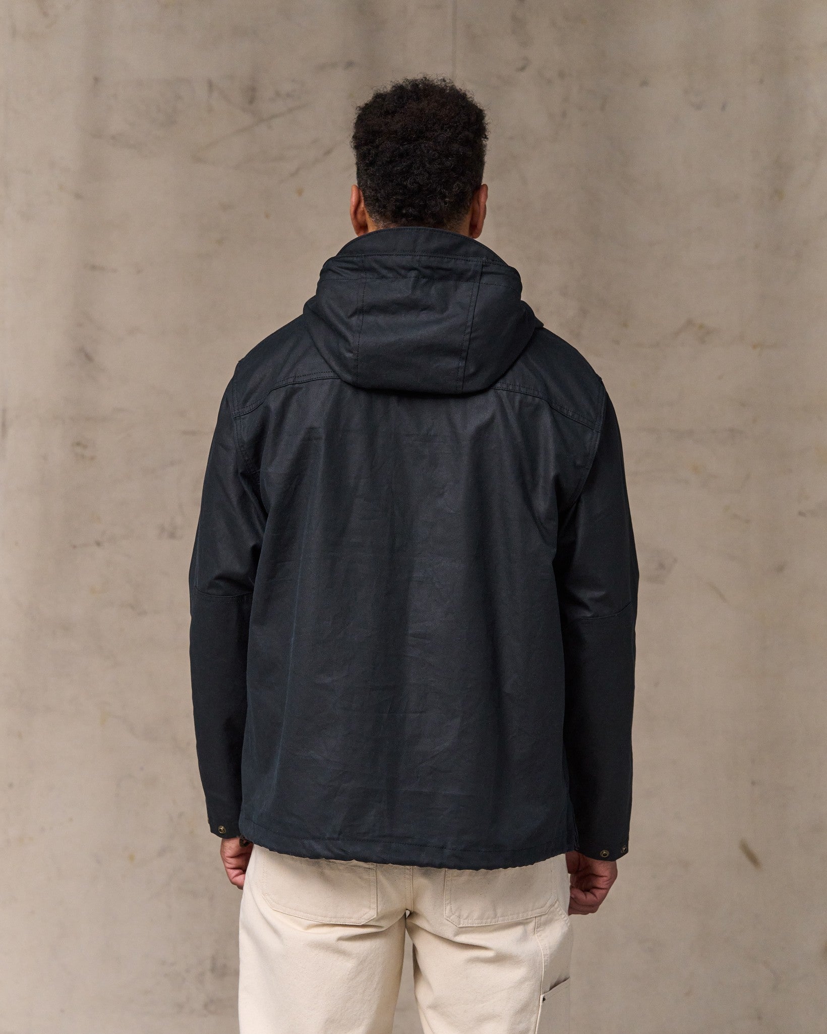 Shelter Cloth Waxed Anorak - Harbor Blue - Image 2