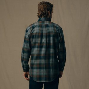 Alternative view of Lightweight Alaskan Guide Shirt - Gray / Navy / Multi Plaid