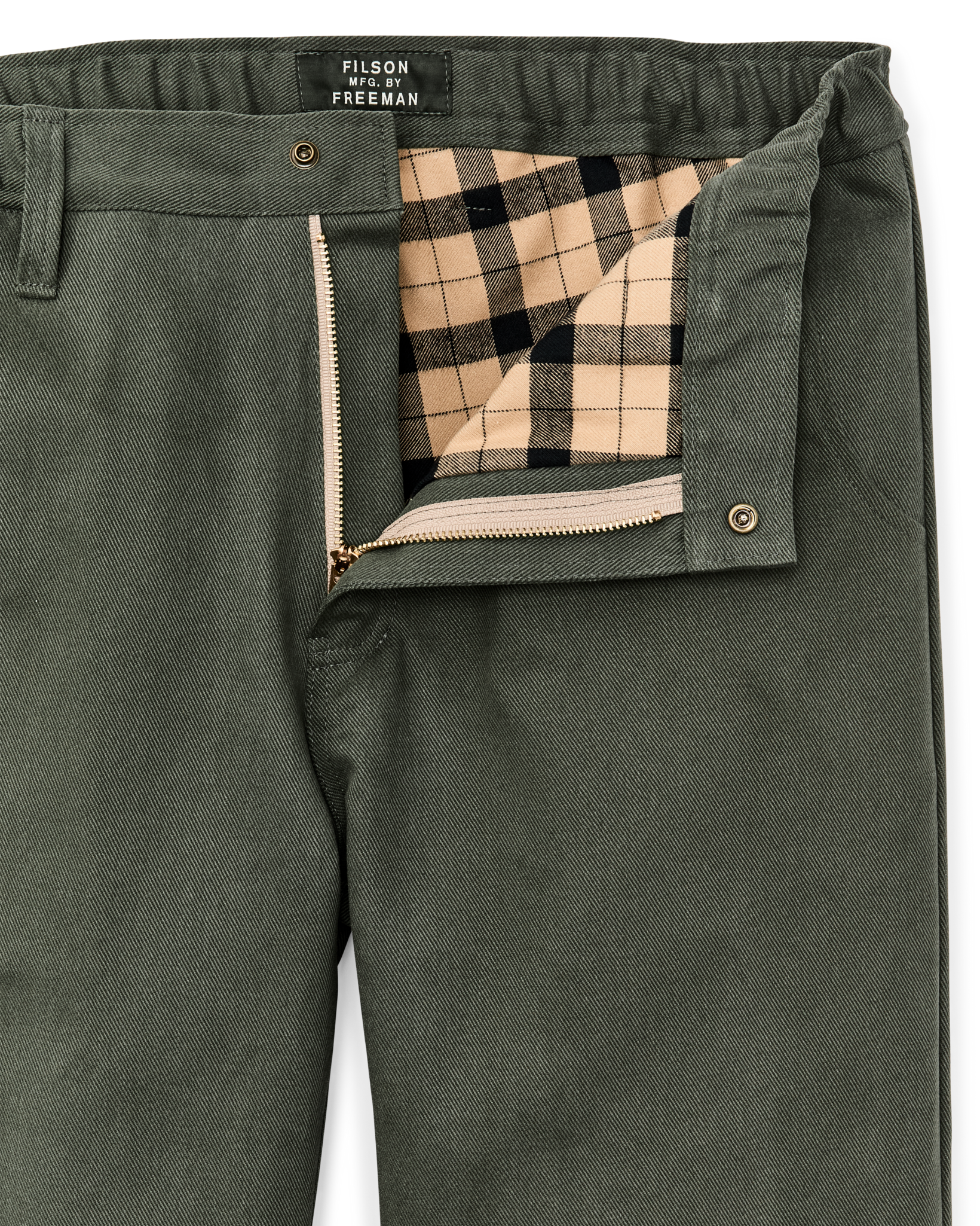 Filson X Freeman Lined Studio Pant - Forest Green Heather - Image 3