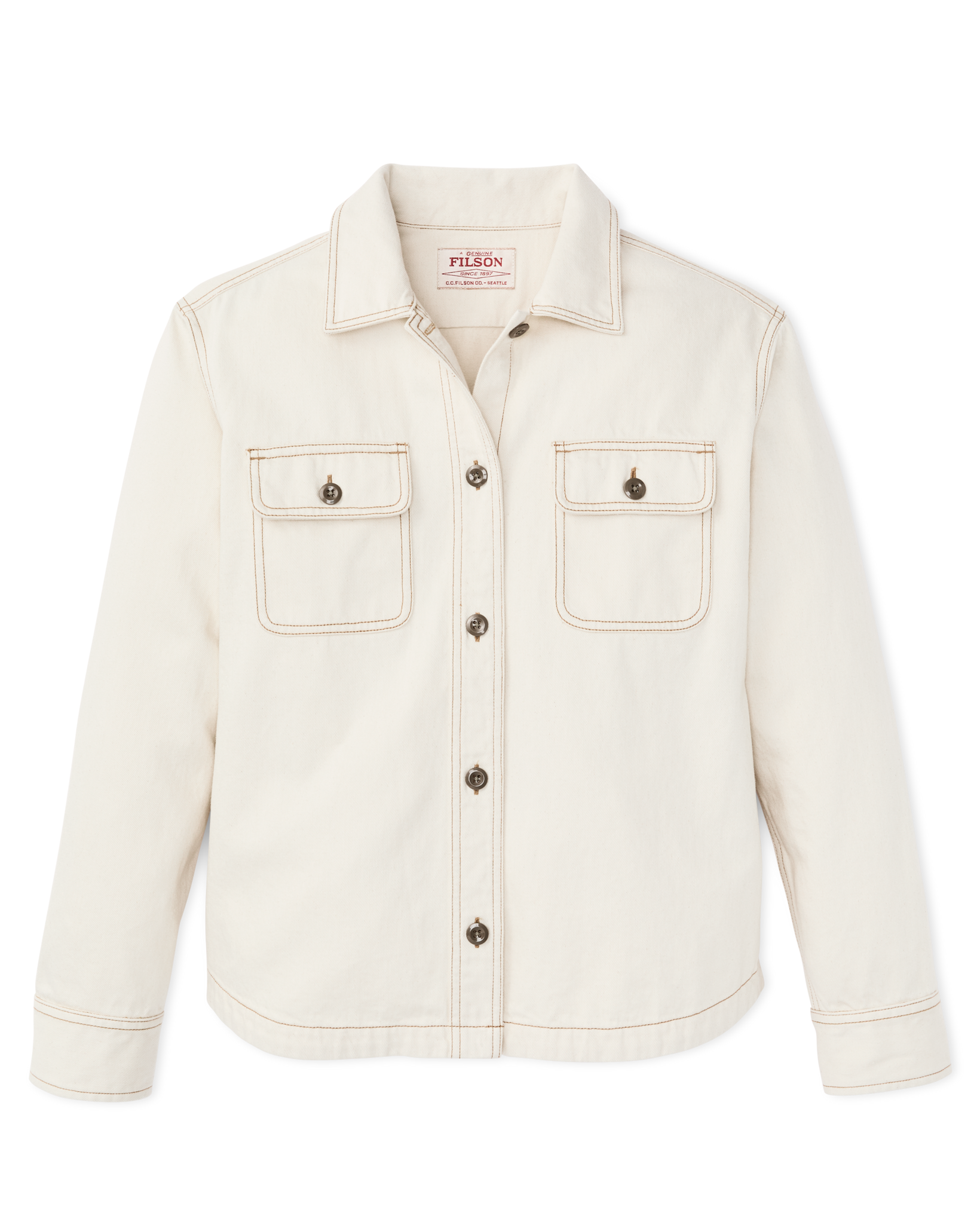 Women's Denim Shirt - Natural Seed - Image 4