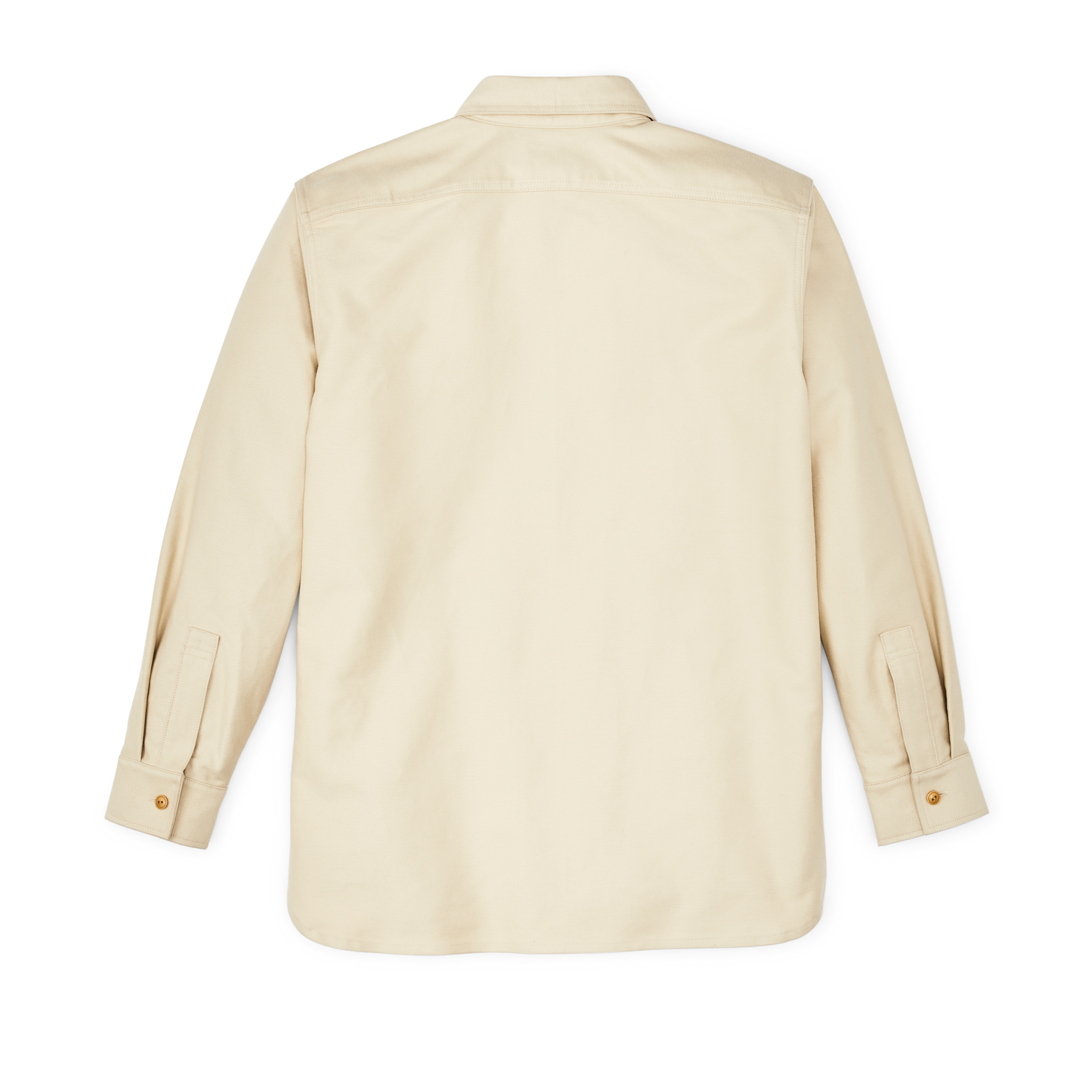 Moleskin Quarter Zip Shirt - Khaki - Image 2