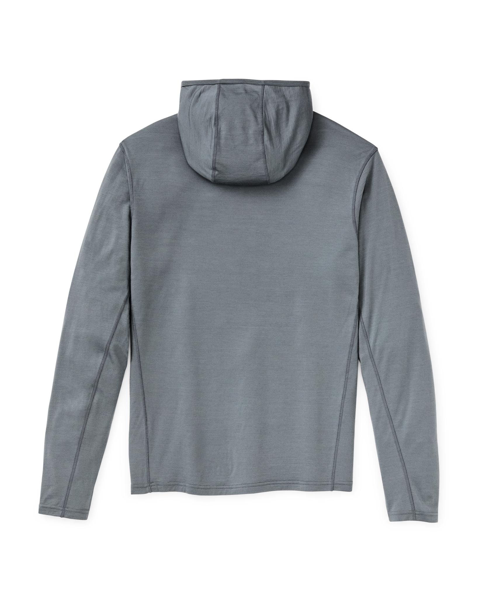 Wool-Blend UPF Hoodie - Sage Gray - Image 8