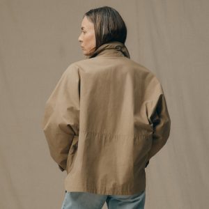 Alternative view of Women's Harbor Front Waxed Jacket - Marsh Tan