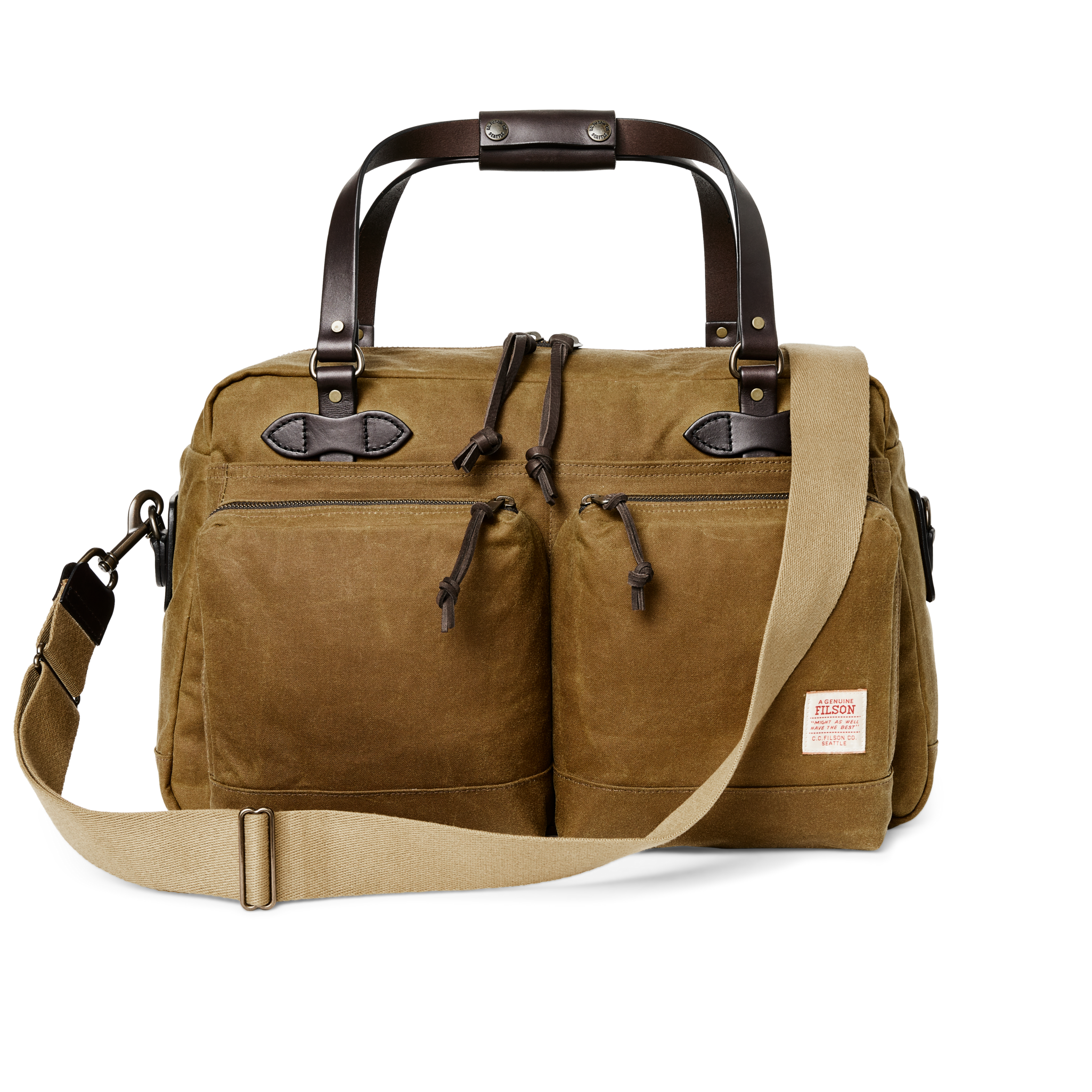 48 Hour Tin Cloth Duffle Bag - Dark Tan - Image 4