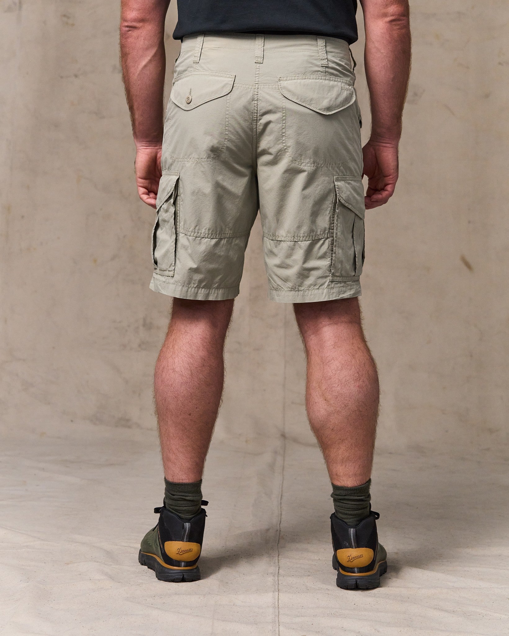 Tropical Poplin Cargo Short - Dried Sage - Image 2