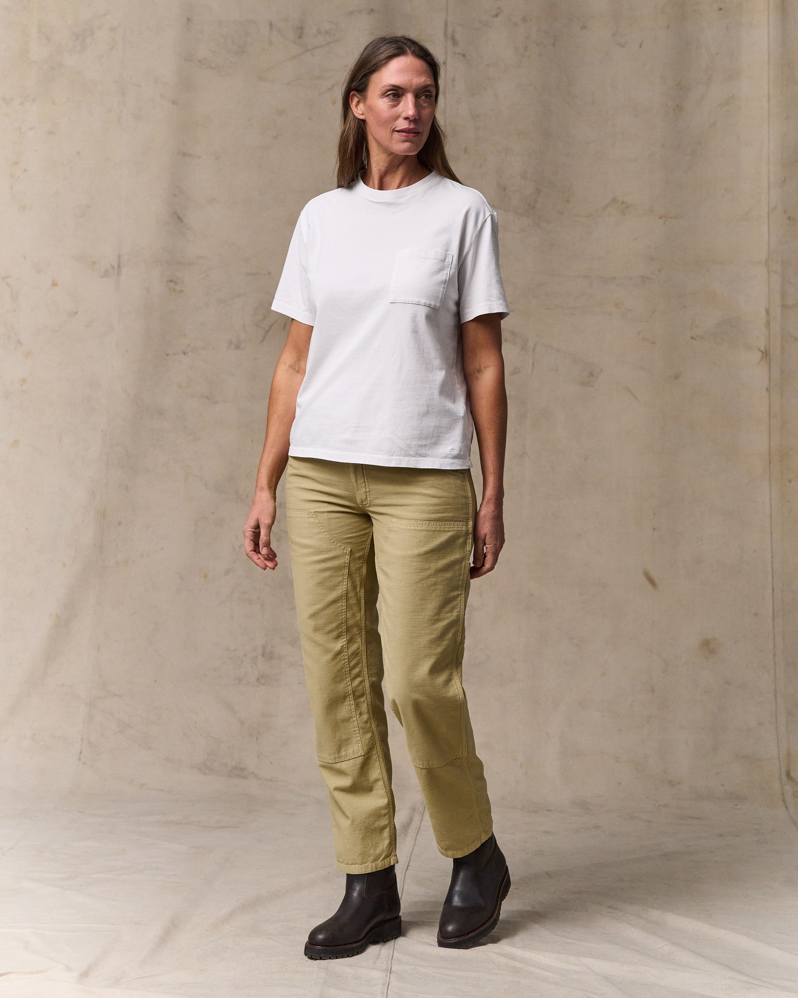 Women's Short Sleeve Pocket Tee - Bright White - Image 5