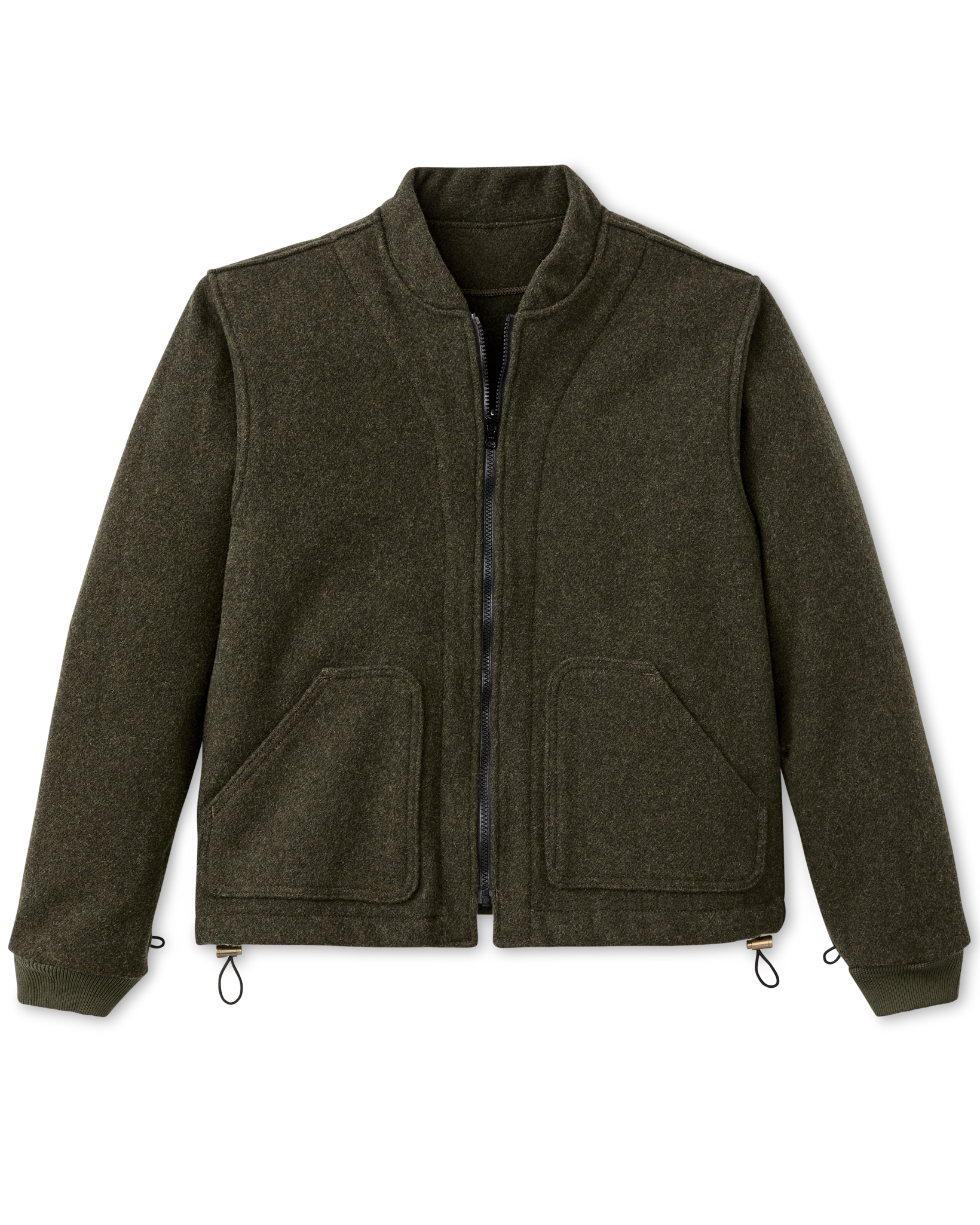 Wool Jacket Liner - Forest Green