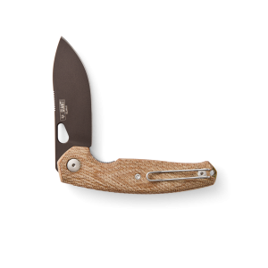 Alternative view of Filson X GiantMouse Jagt Knife - Brown / Tan