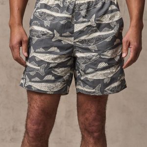 Oxbow Lake Trunks - Beluga Print