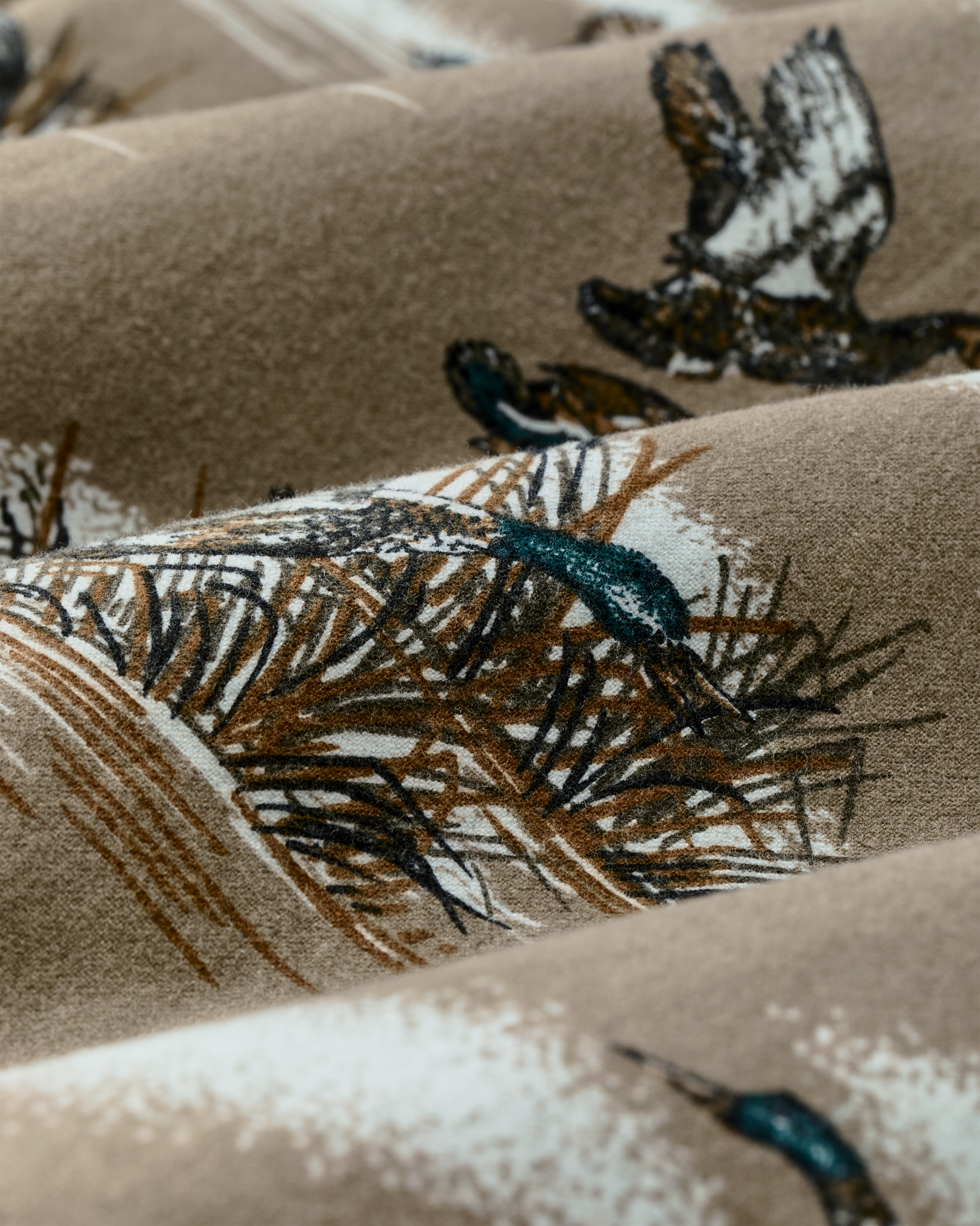 Field Flannel Shirt - Marsh Olive Print - Image 7