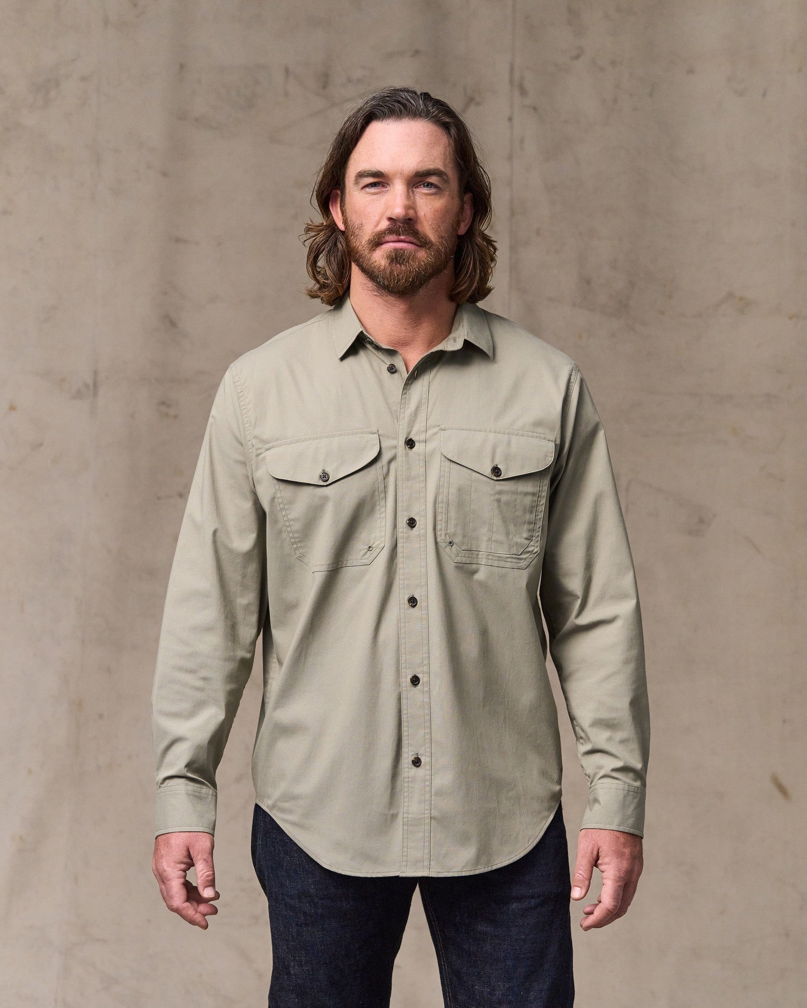 Twin Lakes Sport Shirt - Dark Clay