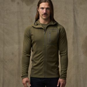 400g Merino Wool Hoodie - Dark Olive