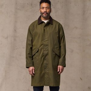 Cover Cloth Trench Coat - Marsh Olive