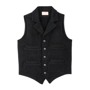 Alternative view of Western Vest - Charcoal