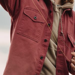 Alternative view of Rustic Canvas Jac-shirt - Red Rock