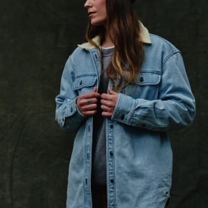 Alternative view of Women's Denim Work Shirt - Light Indigo