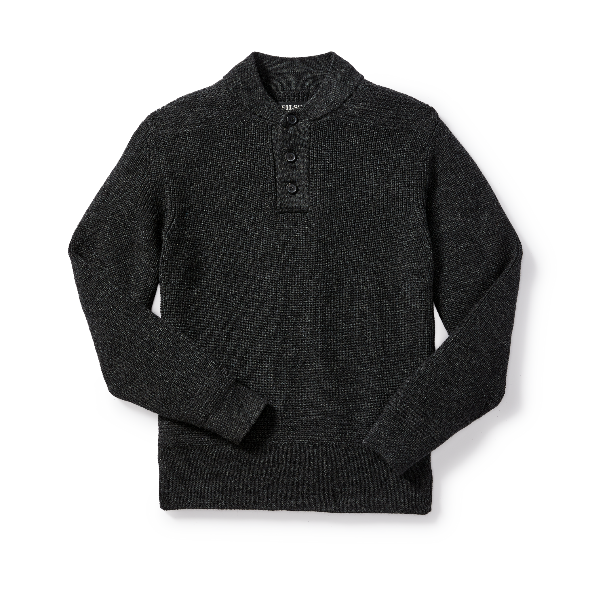5gg Henley Sweater - Charcoal