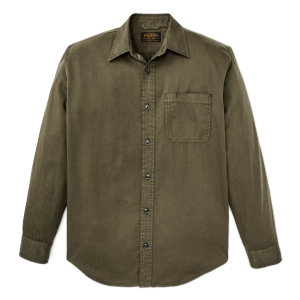 4.5-oz. Twill Shirt - Military Olive