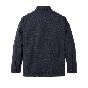 Alternative view of Heathered Wool Jac-shirt - Blue Heather
