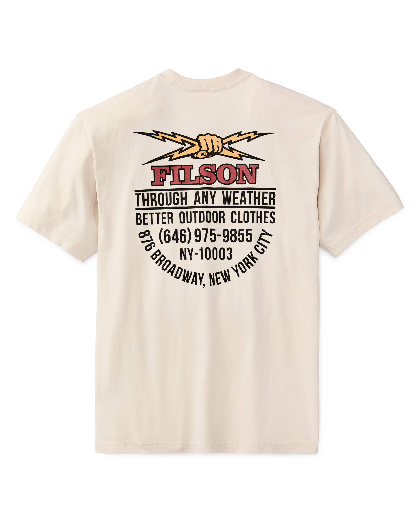 NYC Graphic Short Sleeve T-Shirt - Natural