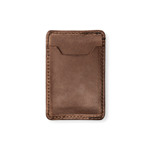Filson Leather Card Case - Natural Brown