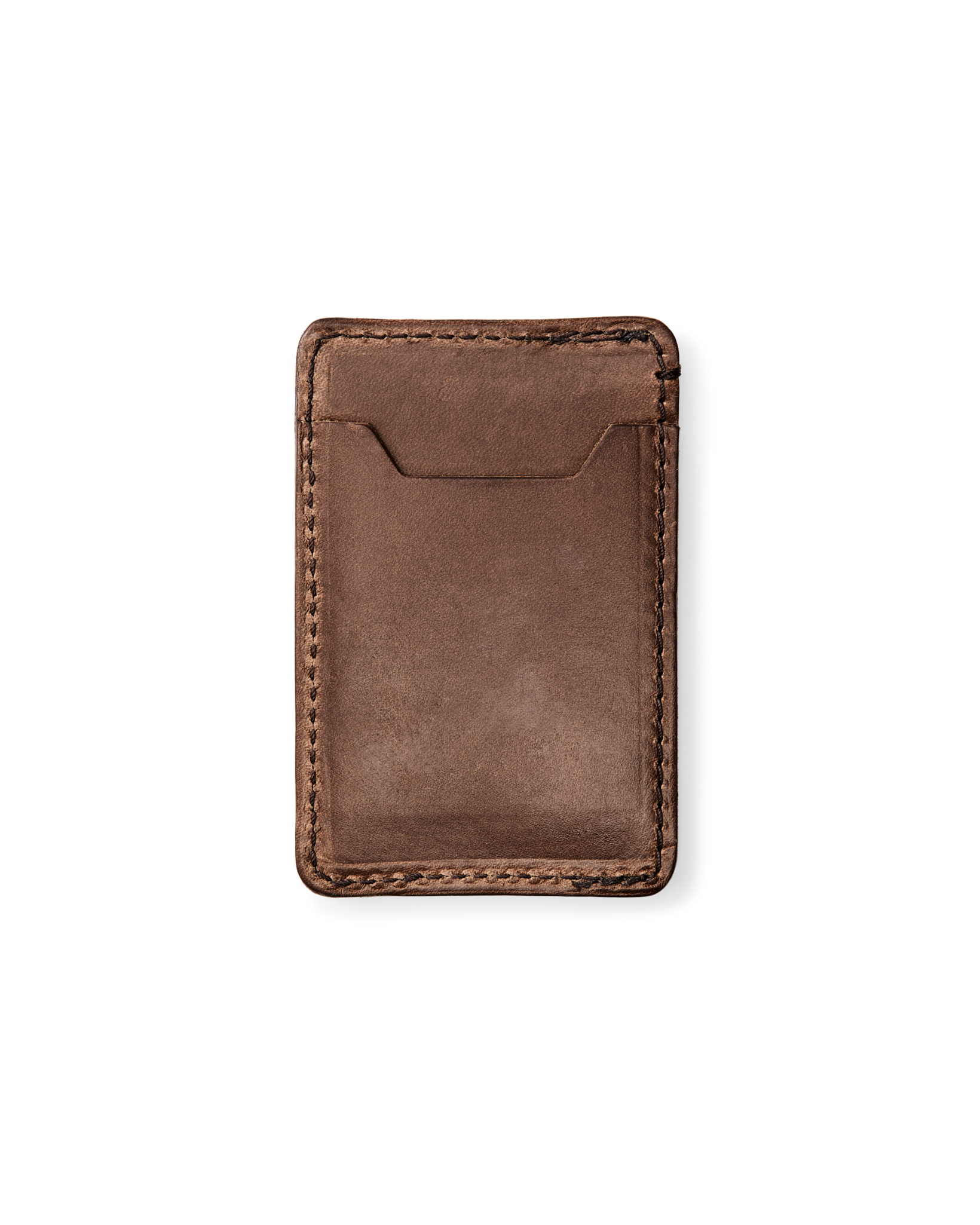 Filson Leather Card Case - Natural Brown