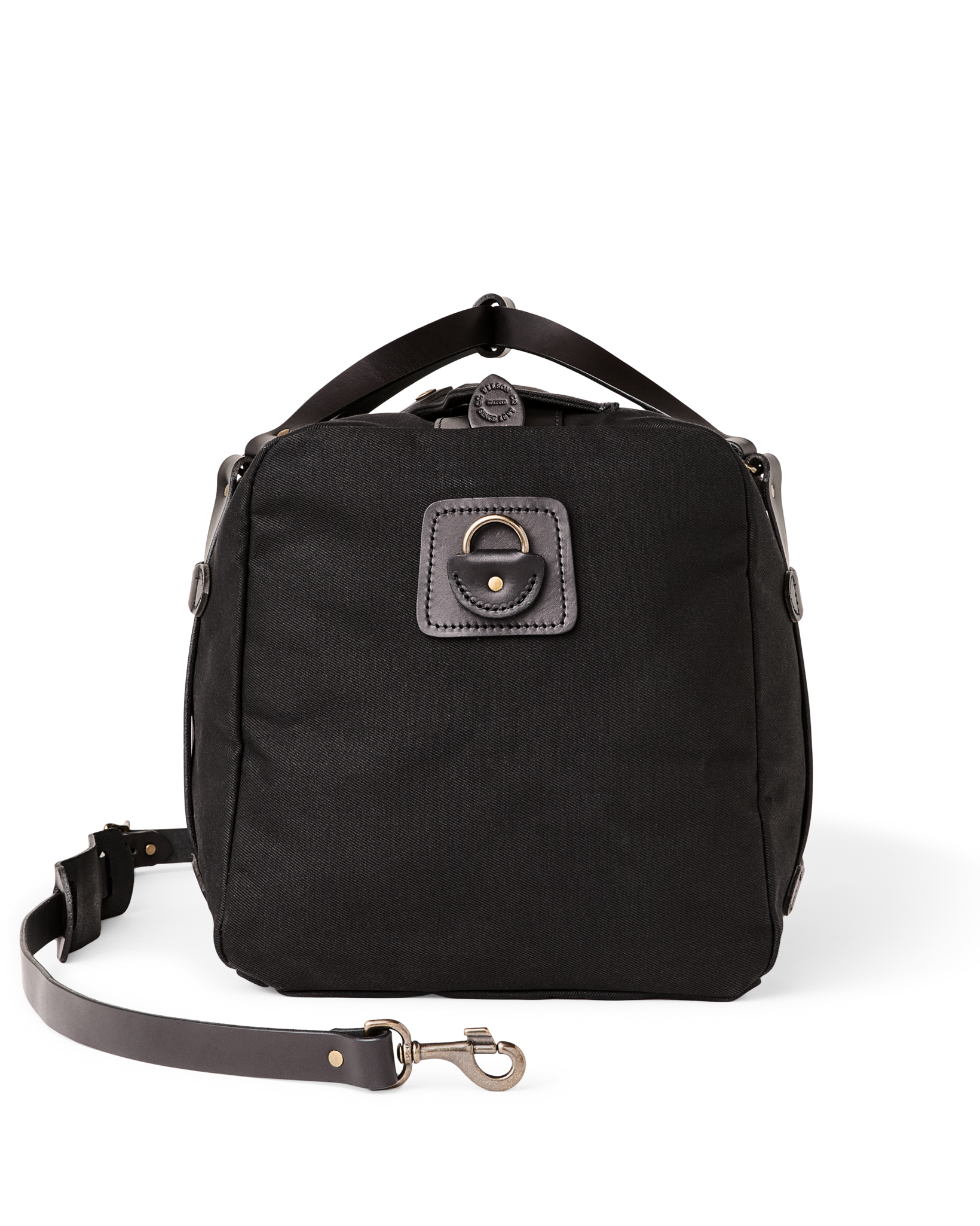 Medium Rugged Twill Duffle Bag - Black - Image 3