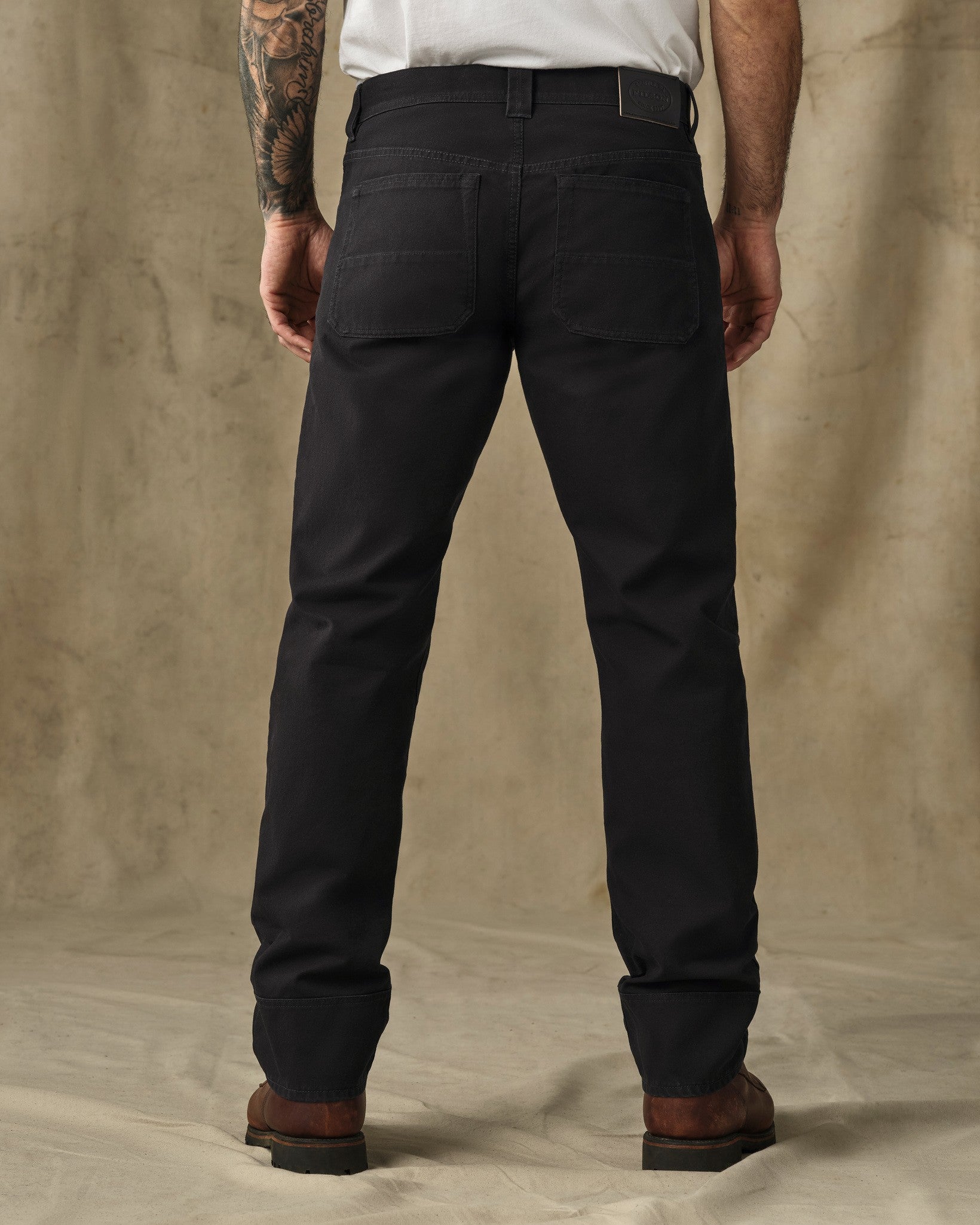 Dry Tin Cloth 5-Pocket Pants - Black - Image 5