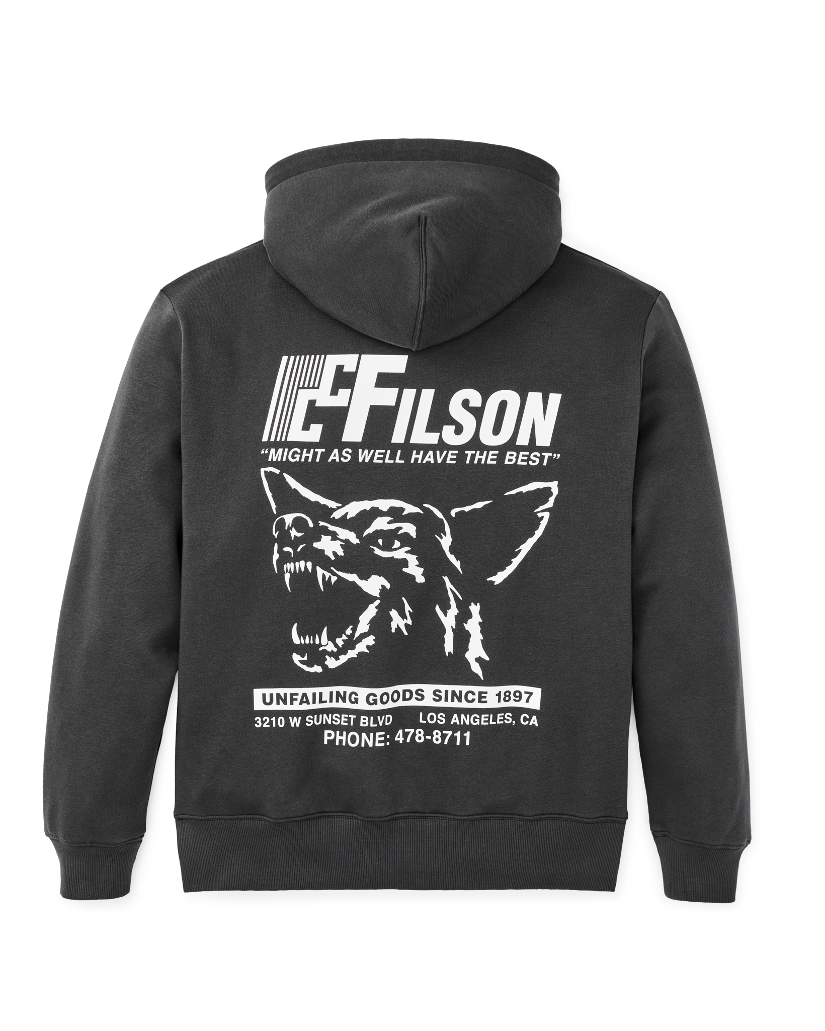 Silver Lake Graphic Hoodie - Faded Black