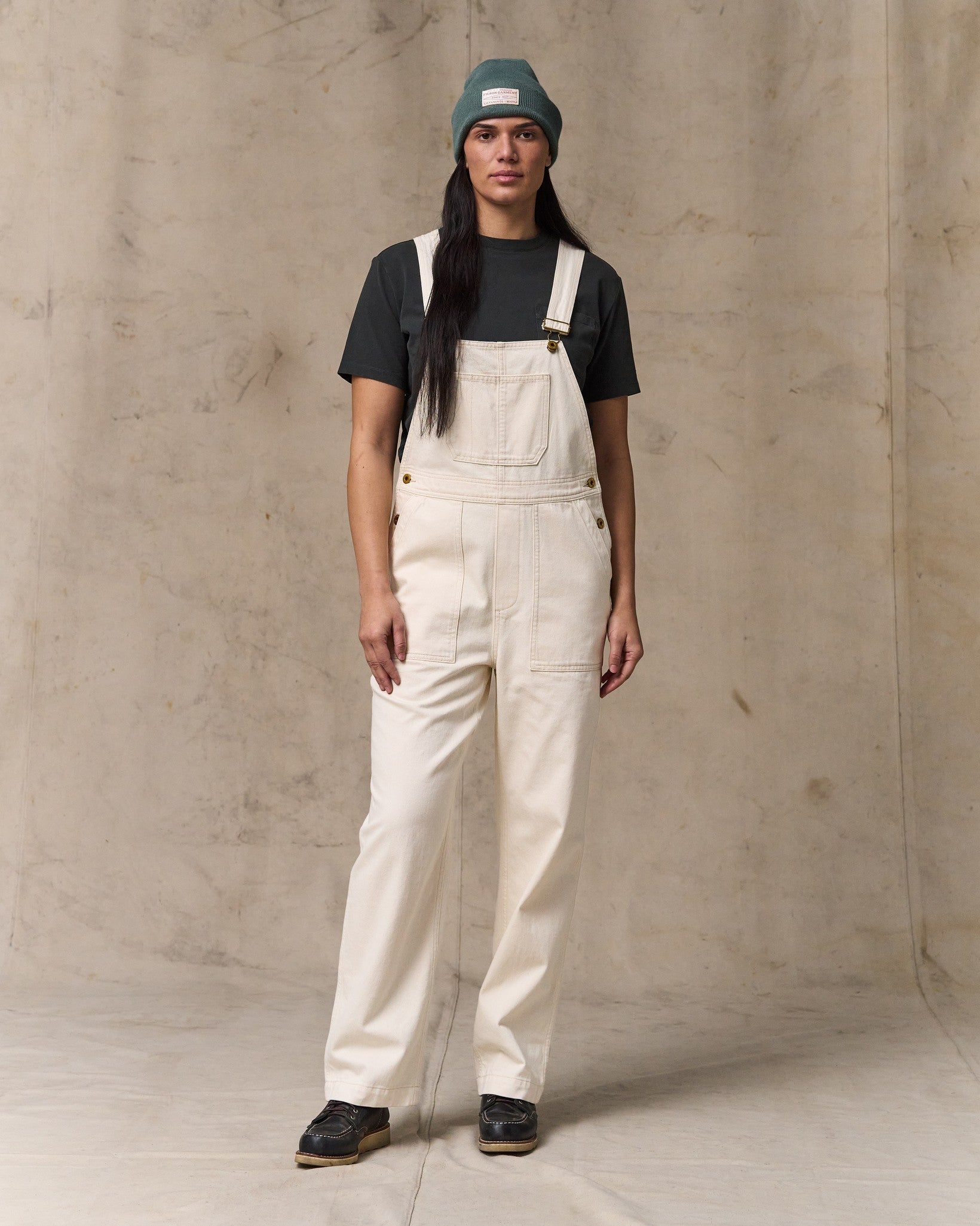 Women's Denim Overalls - Natural Seed - Image 4