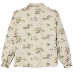 Alternative view of Women's Long Sleeve Twill Camp Shirt - Desert Green / Print
