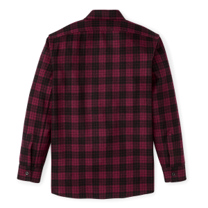 Alternative view of 1922 Archive Wool Shirt - Deep Crimson / Black Plaid