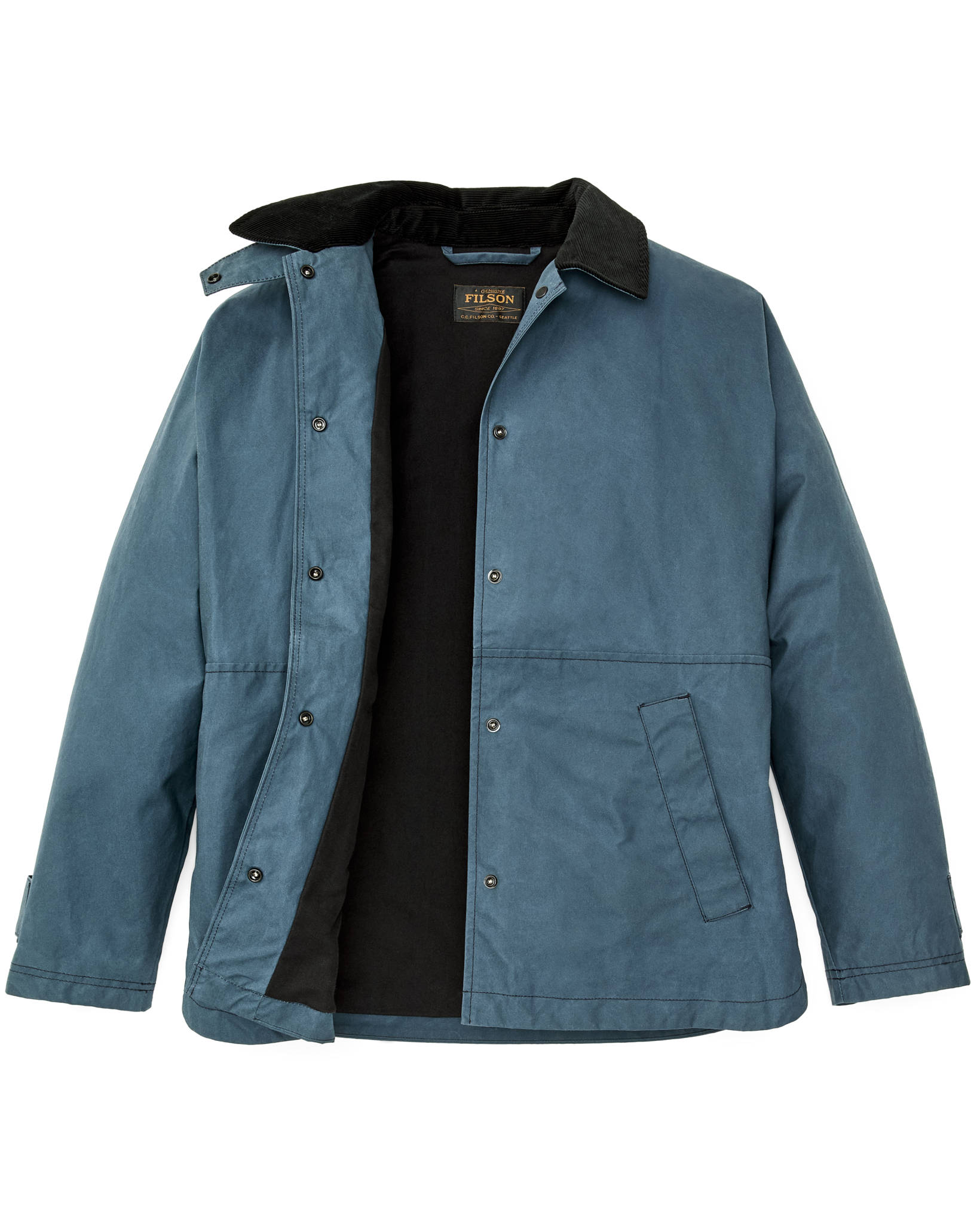 Women's Harbor Front Waxed Jacket - Navy - Image 5