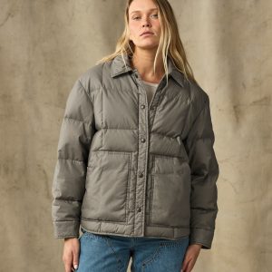 Women's Heritage Cotton Down Jacket - Smokey Olive