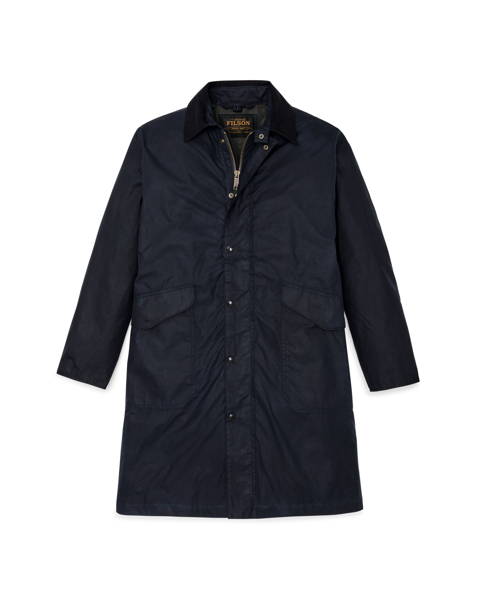 Cover Cloth Trench Coat - Harbor Blue - Image 4