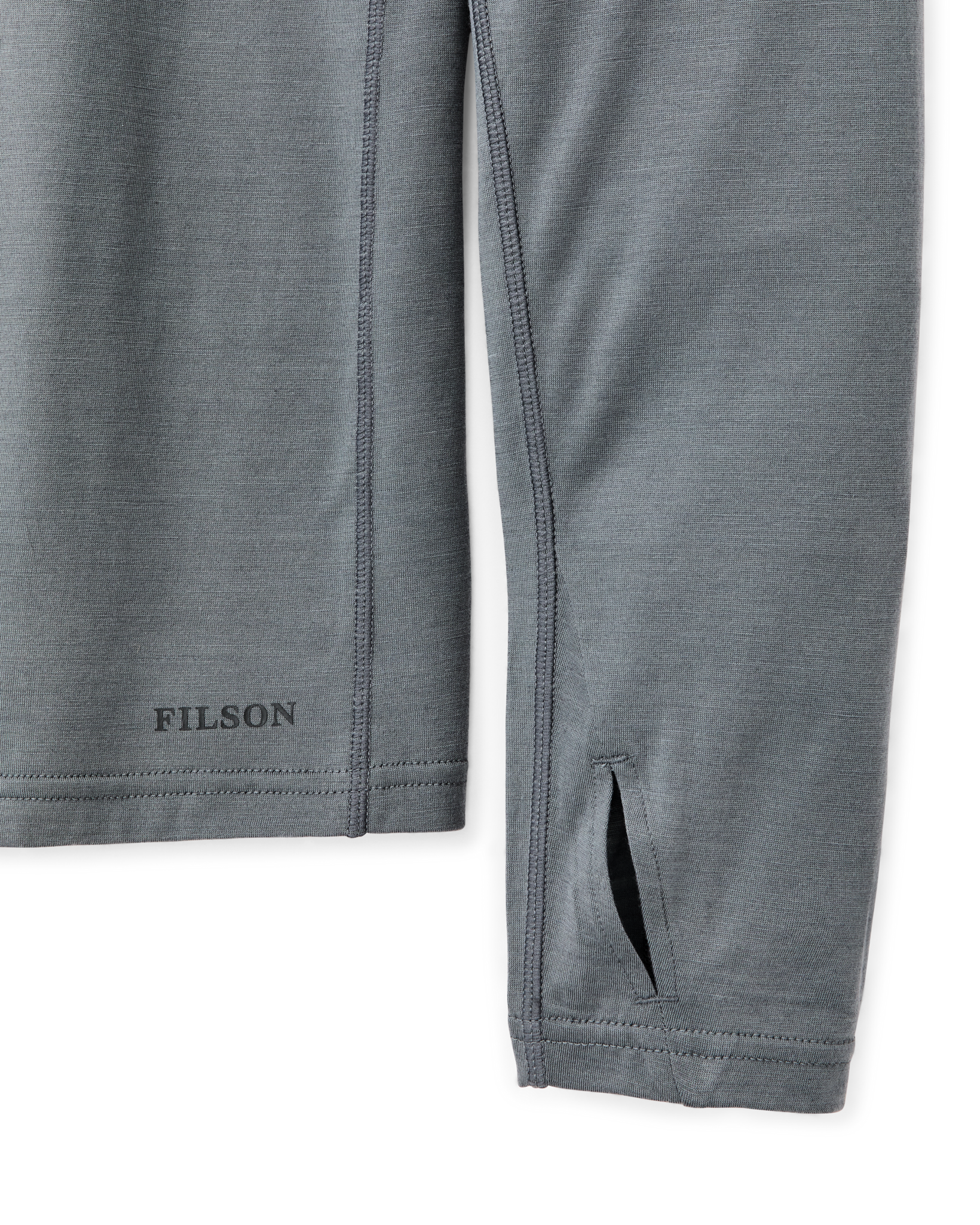 Wool-Blend UPF Hoodie - Sage Gray - Image 9