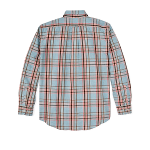 Alternative view of Filson's Washed Feather Cloth Shirt - Light Blue / Red / Natural Plaid