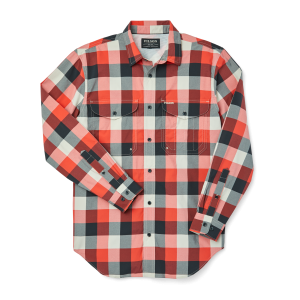 Twin Lakes Sport Shirt - Red/black/cream Plaid