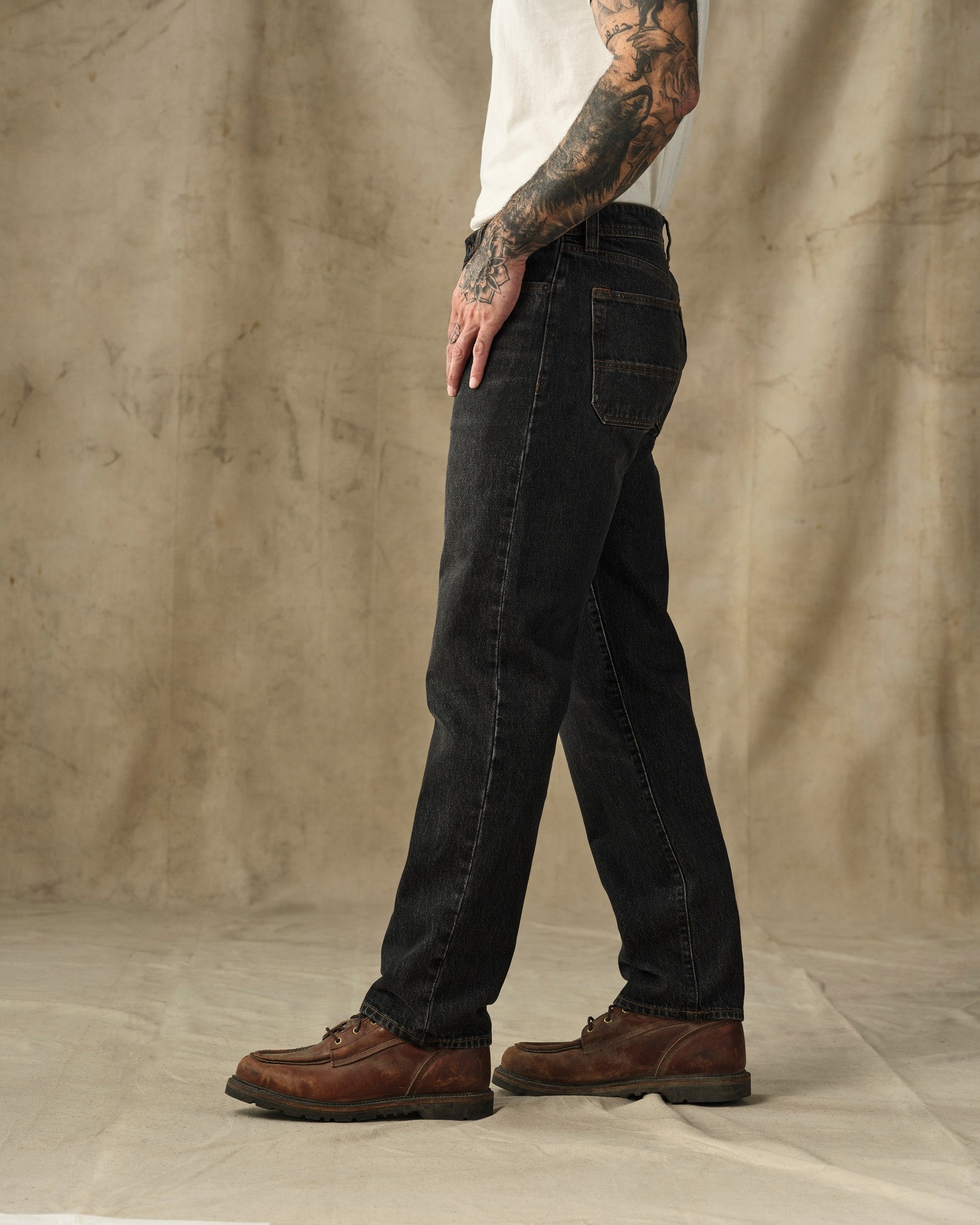 14-oz. Straight-Leg Jeans - Vintage Black - Image 3