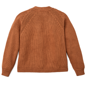 Alternative view of Women's Rustic Cotton Cardigan - Chestnut