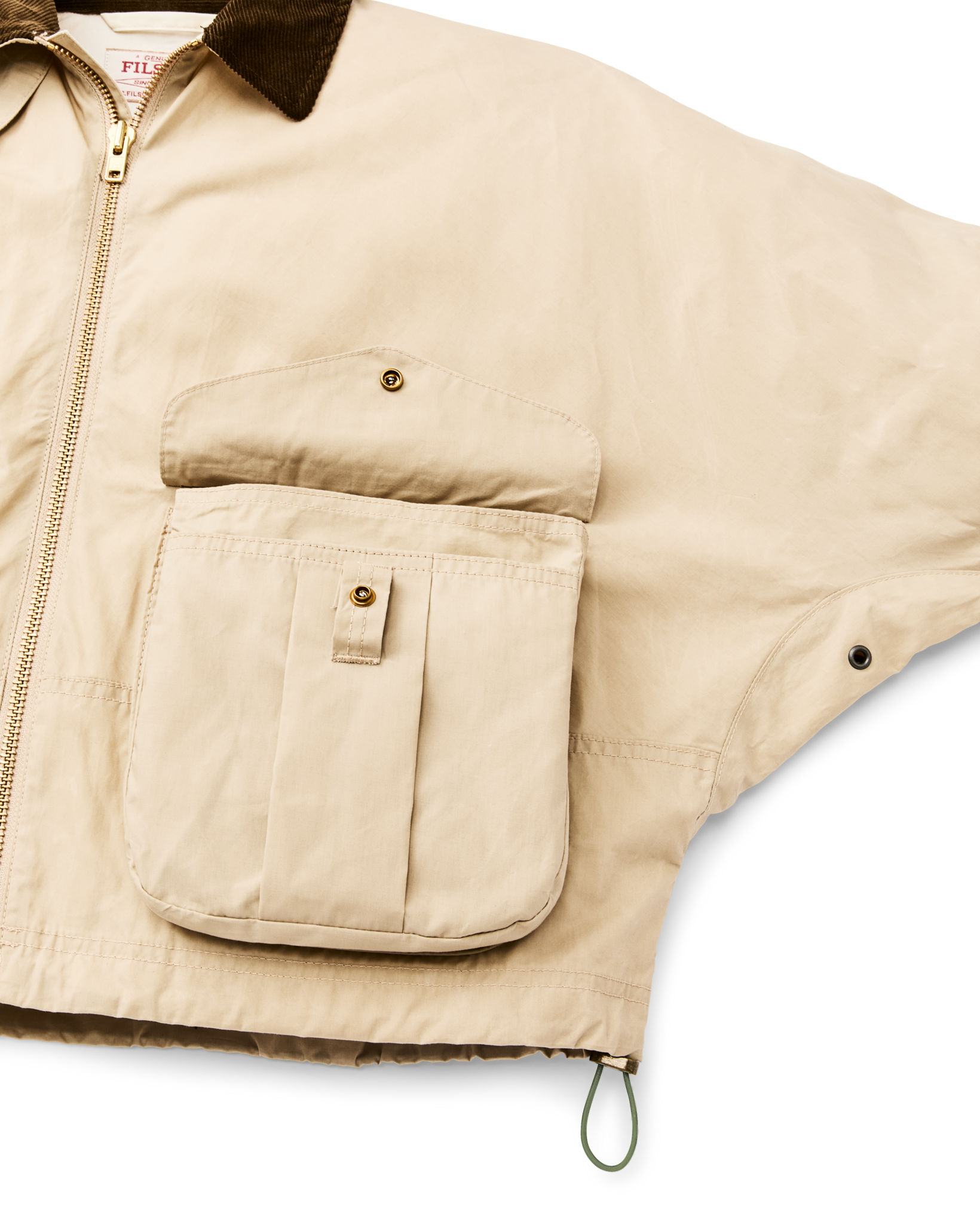 Women's Dry Wax Short Work Jacket - Quail Tan - Image 6