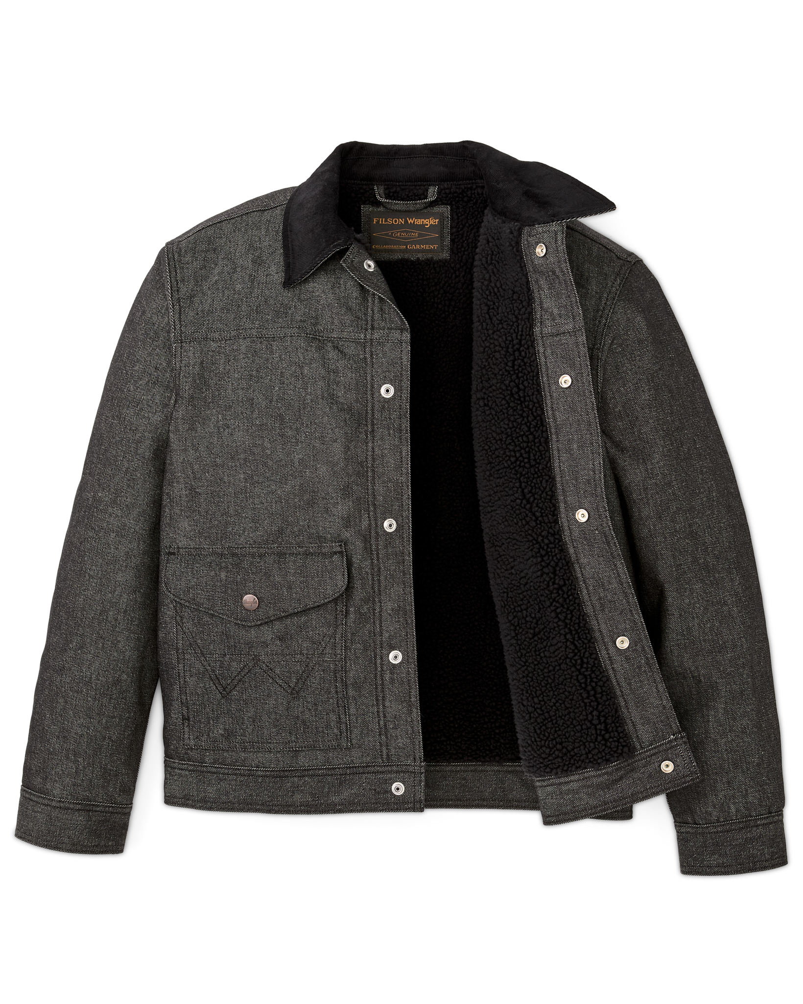 Wrangler X Filson Denim Work Jacket - Black - Image 6