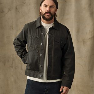 Tin Cloth Short Lined Cruiser Jacket - Beluga