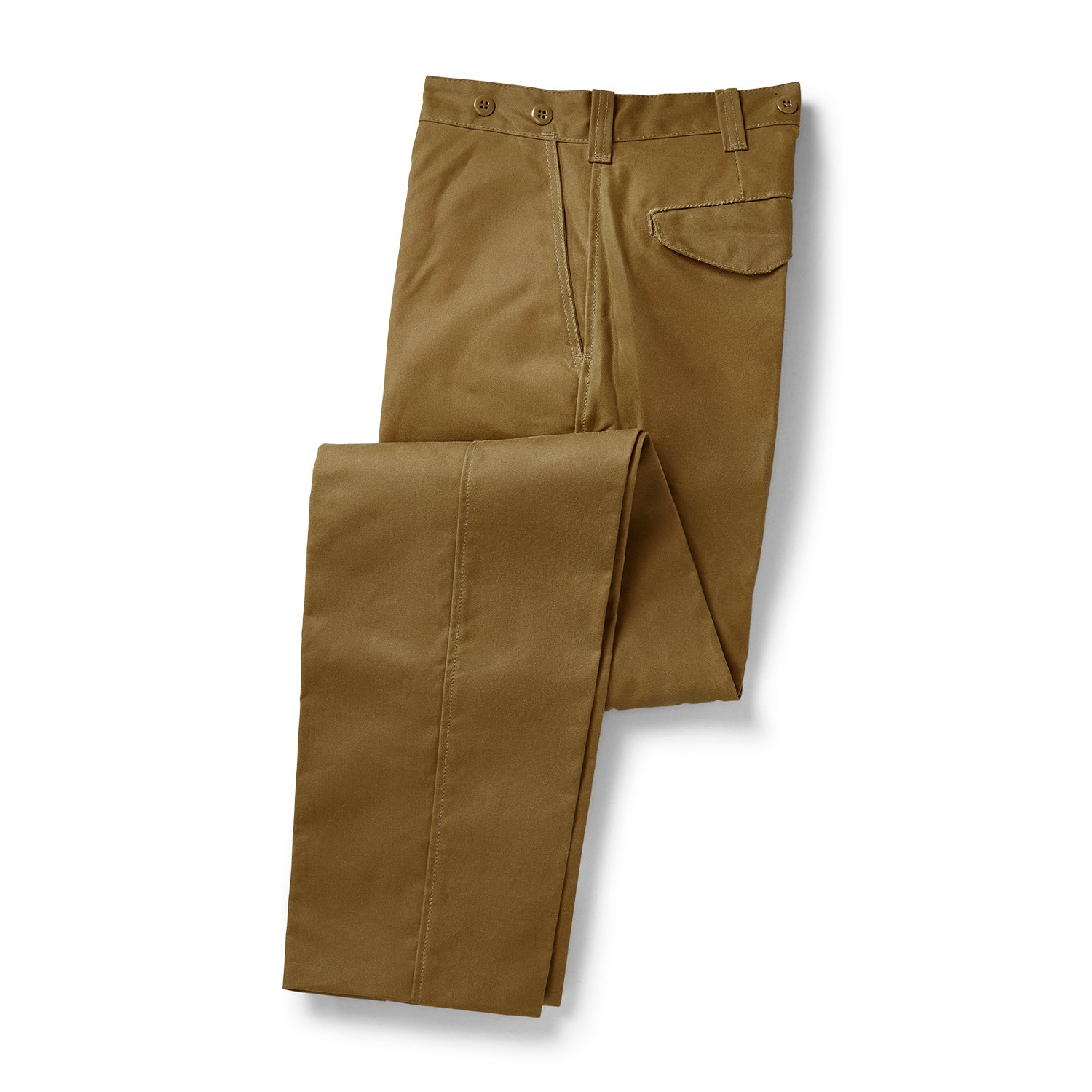 Oil Finish Single Tin Cloth Pants - Dark Tan - Image 2