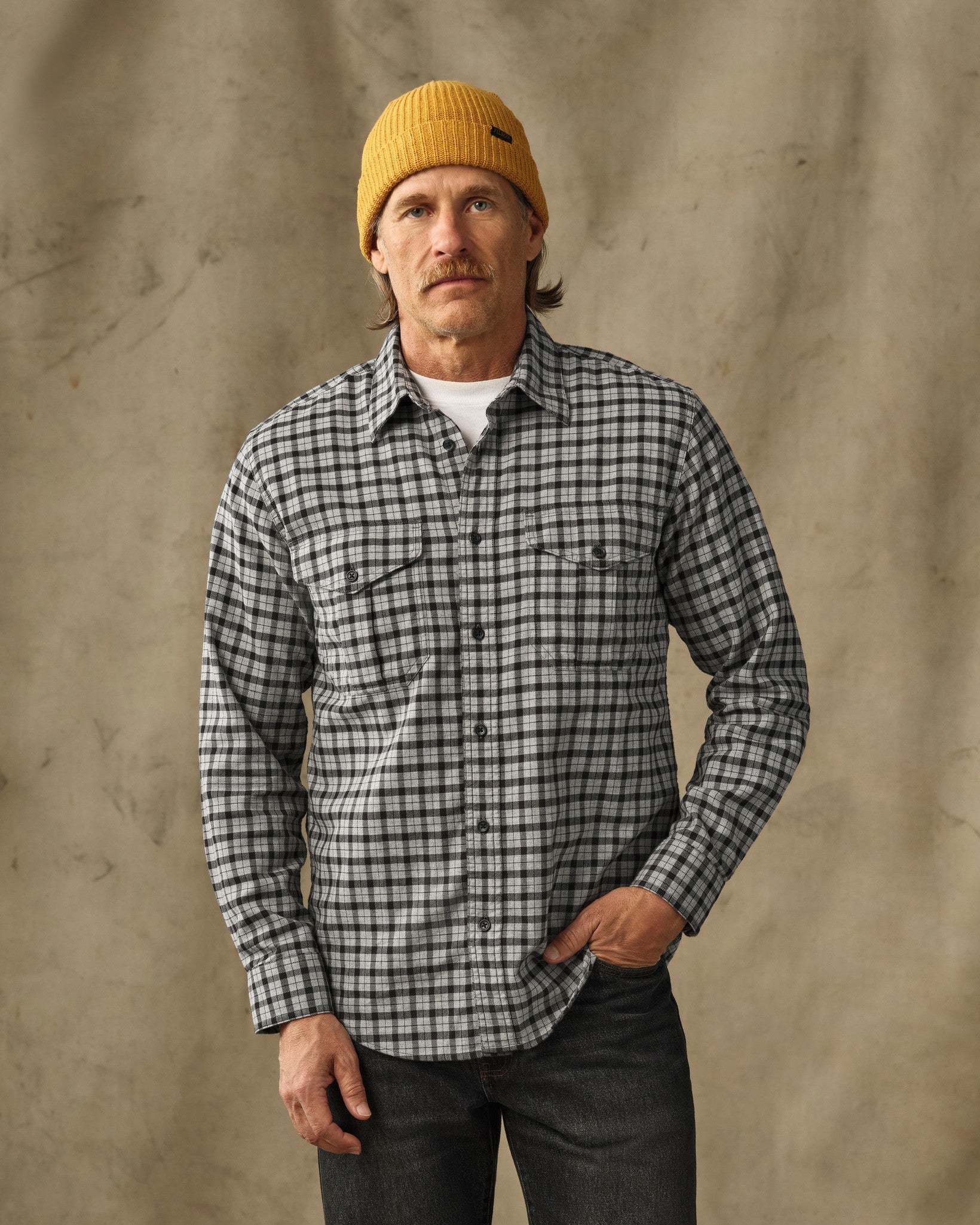 Lightweight Alaskan Guide Shirt - Light Charcoal Plaid