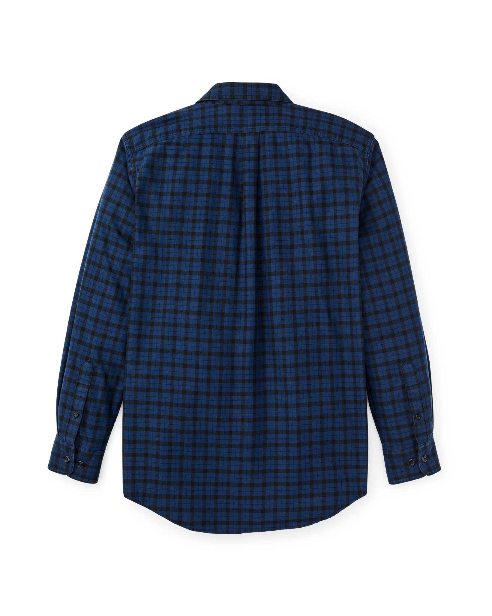 Lightweight Alaskan Guide Shirt - Deep Blue / Black Plaid - Image 5